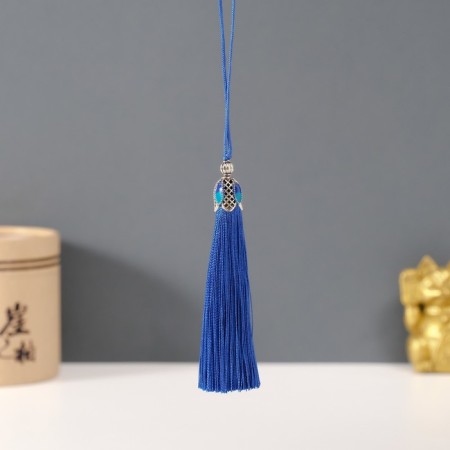 Decor for creativity Textile "Padishah brush" Indigo set 2 pcs 9x1 cm