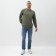 Jumper male minku: Basic Line Man, Khaki Color, Rr. 44
