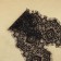 Lace cilia, 100 mm × 9 ± 0.5 m, in the bobin 3 pcs 3 m, black color