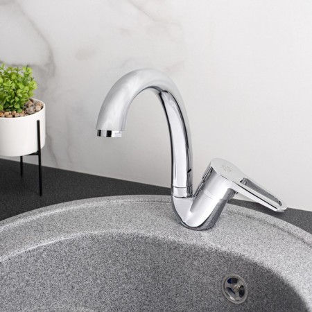 Kitchen mixer "RMS" SL141-011F, single-leaf, cartridge 35 mm, zinc, chrome-1