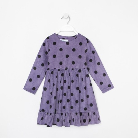 Платье детское KAFTAN "Горох", р. 32 (110-116), сиреневый-7