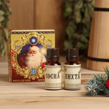 New Year. A set of essential oils, 2 pcs, 15 ml, in the box 