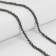 Decorative braid with beads, 6 mm, 2.7 ± 0.5 m, gray color