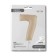 Foil ball 40 "Figure Seven", Satin Cream