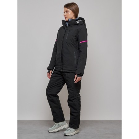 Ski suit female, size 42, black color-18