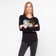 Women's tunic, black color, size 42