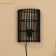 Lamp wall -mounted from the rattan "Bali" 1x120W, E27, 16x10x23 cm, brown