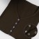 Shirt button, closed, d = 9.5 mm, purple color