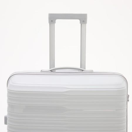 Big suitcase 28 ", lightning department, code castle, 4 wheels, gray color.-4