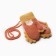 Baby mittens for claim. Minaku minaku dinosaur 13 cm mustard