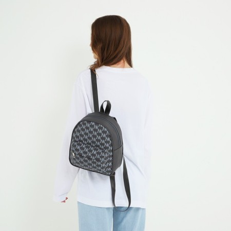 School backpack on lightning, dark gray color-6