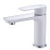 ABBER Weiss Insel AF8010W shell mixer, single -leaf, pour 120 mm, white/chrome