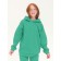 Children's sweatshirt, height 146 cm, green color