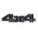 Schildik Metalloplastics SW 4x4 Black, Stick, 130*32 mm, SNO.93 Black