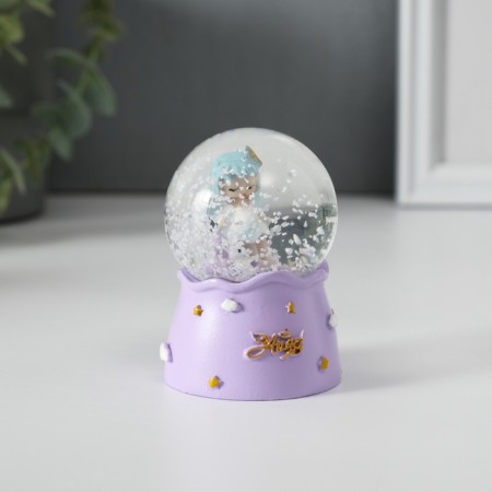 Souvenir Polystone Water Ball Light "Girl-Angel" mix 4.6x4.6x7 cm-3