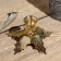 LIVS candlestick 7 cm, brass