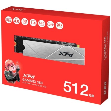 SSD Adata M.2 512 GB GB Gammix S60 BLADE 4.0 AGAMMIXS60-512G-CS-3