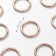 Rings for bags, d = 20 mm, thickness - 3 mm, 10 pcs, gold color