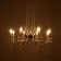Chandelier 2459/8 E14 5W gold 75x75x85-135 cm Bayerlux