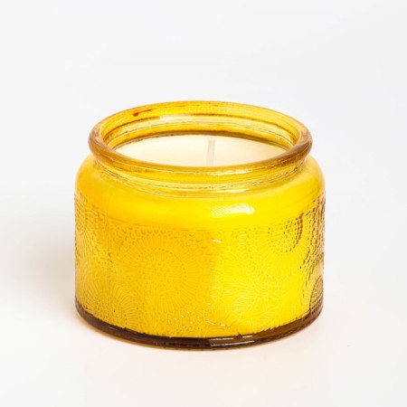 Aromatic candle in the bank "Borneo amber", 5x7 cm, amber-3