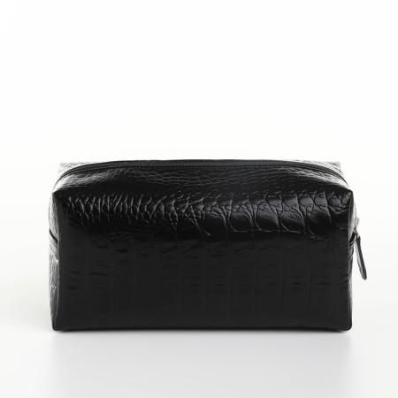 Lightning cosmetic bag, Textura, black color-2