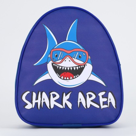 Baby backpack for the boy "Shark Zone", district. 23x20.5 cm-2