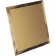 Square mirror bronze uterus tiles with fake 10 mm, 250x250 mm