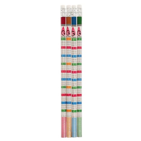 Black pencil with the eraser "Multiplication", firmness of NV-8