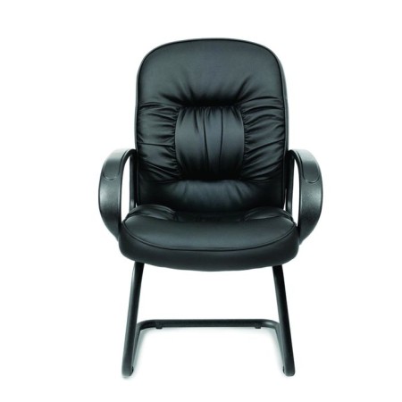 Office Chair Chairman 416V eco -leather, black matte-1