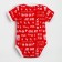 Body crumb I "Happy Winter", height 86-92 cm, red