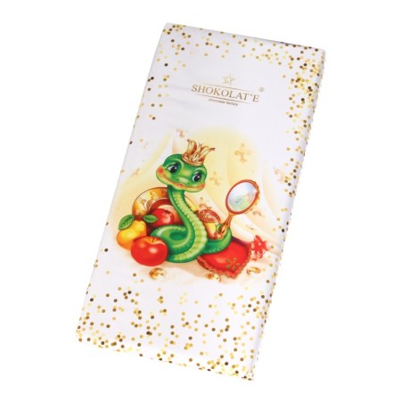 Milk chocolate "New Year Symbol - Snake", Tiles, 90 g-2