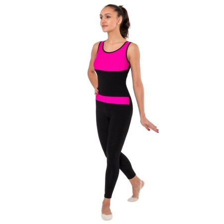 Combines for gymnastics and dancing Grace Dance, p. 40, black color/fuchsia-1