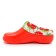Galoshs female, coral color/strawberries, size 38-39