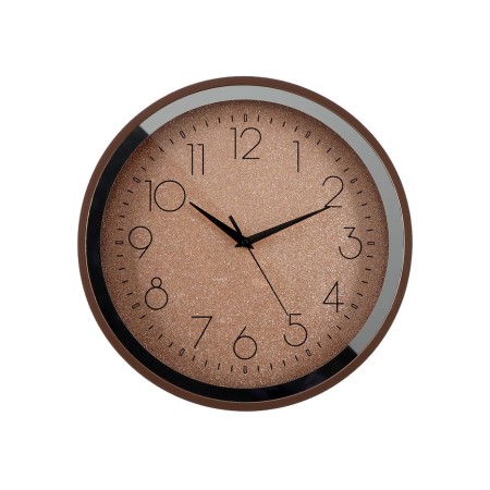 Watch wall interior "sparkles", smooth move, D-35 cm, gold