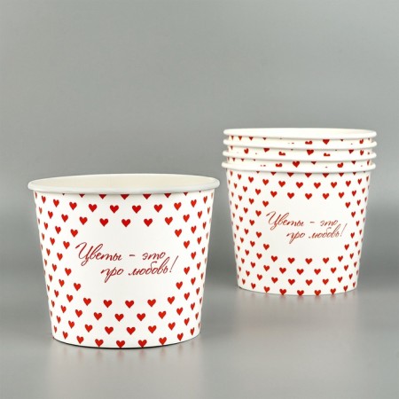 A glass for flowers "About love", 1500 ml-3