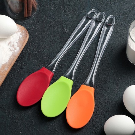 Spoon Garnish shares "ice", silicone, 25 cm, mix color-6