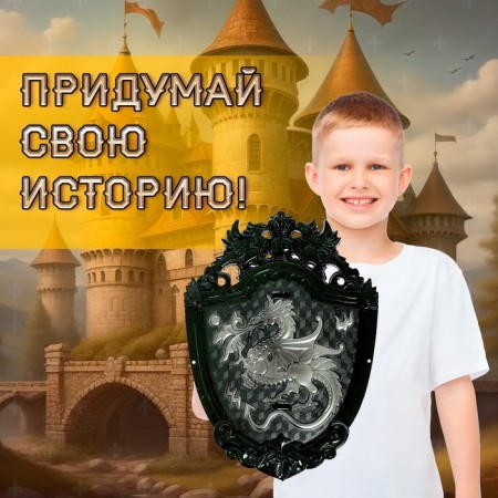 Набор рыцаря «Орден Дракона», меч и щит-4