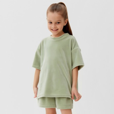 Kid for children (T-shirt, shorts) KAFTAN PLUSHY R.34 (122-128), Green-6