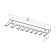 Holder for storing all types of keys to 9 seats, wall, black