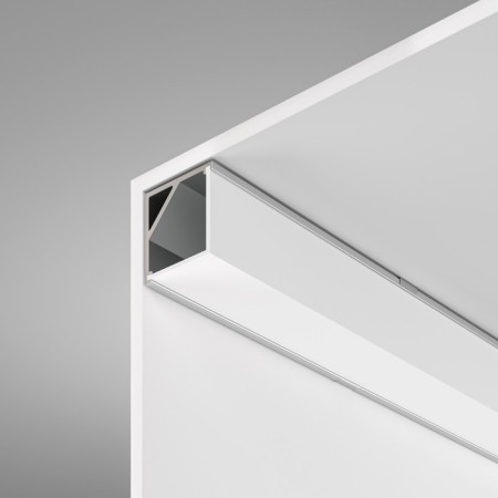 Aluminum profile LED Strip Alm009S-2M, 200x1.6x1.6 cm, silver color-2