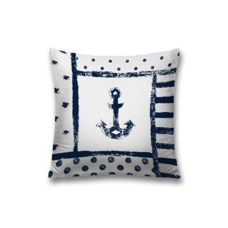 Pillowess decorative "Sea composition with anchor", on a zipper, size 45x45 cm