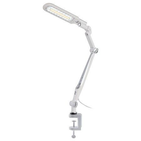 NLED-496-12W-S desktop lamp on the silver clamp-5