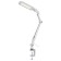 NLED-496-12W-S desktop lamp on the silver clamp