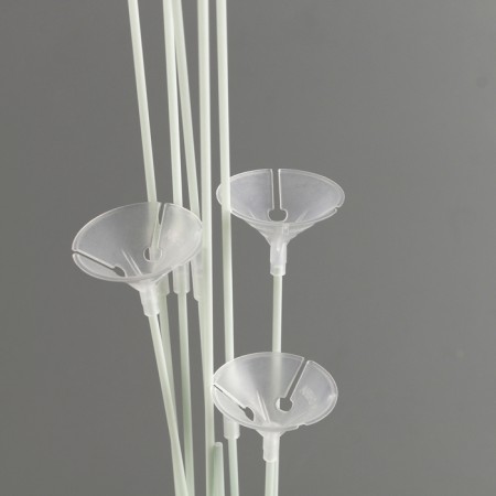 Star for air balloons for 8 balls, height 80 cm, pink-1