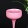 Glass "Glass" Glass Creck "Pink set 3 pcs h- 17, 21, 24.5x12x12 cm