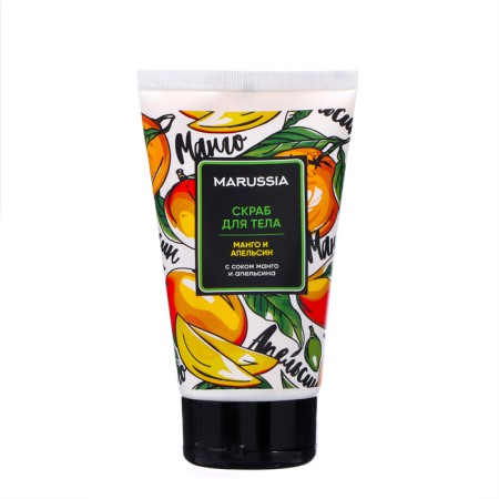 Gift set of Marussia "mango shake": shower gel 400 ml + body scrub 150 ml-1