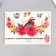 Tattoo on the body color "Bird in roses" 36.5x22 cm