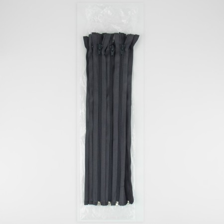 Lightning "Spiral", No. 5, detachable, automatic lock, 40 cm, dark gray color-2