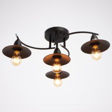 Chandelier 70008/4 4x40W E27 Black 50x50x30 cm