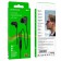 Headphones Borofone BM64 Goalant, vacuum, microphone, jack 3.5 mm, cable 1.2 m, black